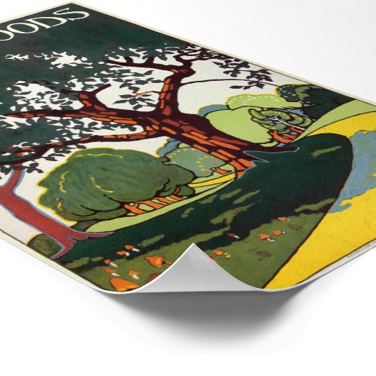 Oxhey Bossen Vintage Poster 1915 (Hoek)