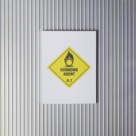 Oxidatiemiddel 5.1 Etiket Sticker