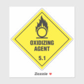 Oxidatiemiddel 5.1 Etiket Sticker (Vel)