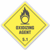 Oxidatiemiddel 5.1 Etiket Sticker (Voorkant)