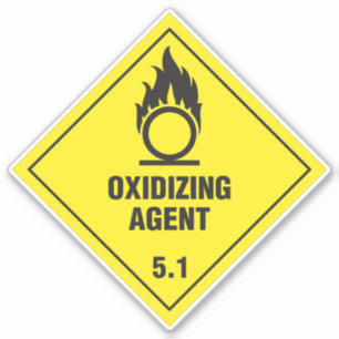 Oxidatiemiddel 5.1 Etiket Sticker