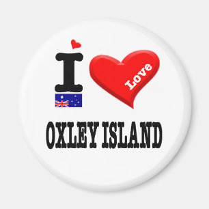 OXLEY ISLAND - I Love Magneet