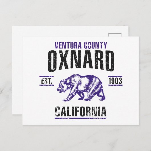 Oxnard Briefkaart (Voorkant / Achterkant)