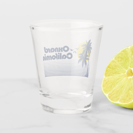 Oxnard California Shot Glas (Achterkant)