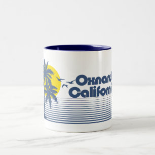 Oxnard California Tweekleurige Koffiemok