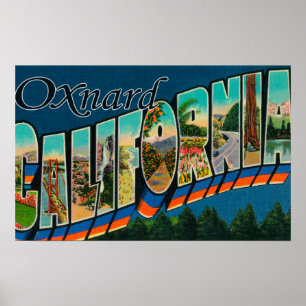 Oxnard, Californië - Grote Letter-scènes Poster