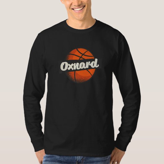 Oxnard Hometown Basketball Player Sports T-shirt (Voorkant)