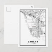 Oxnard Kaart (Voorkant / Achterkant)