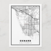 Oxnard-kaart Briefkaart (Voorkant)
