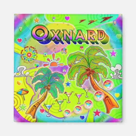 Oxnard Mind Focus Magnet (Voorkant)