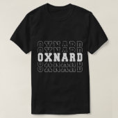 Oxnard stad Californië Oxnard CA 1 T-shirt (Design voorkant)