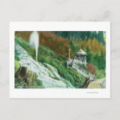 Oxone-Herfsten en Spring ViewShasta Springs, CA Briefkaart (Voorkant)