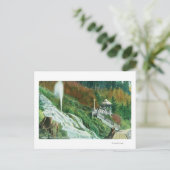 Oxone-Herfsten en Spring ViewShasta Springs, CA Briefkaart (Staand voorkant)