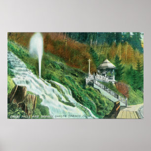 Oxone-Herfsten en Spring ViewShasta Springs, CA Poster