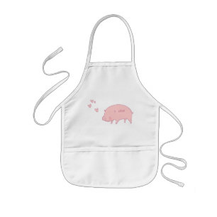 OXOX Roze Roze Doodle Art Apron Kinder Schort