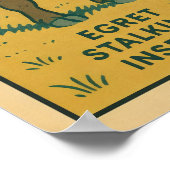 Oxpecker op Buffalo - Natuur Insect Control Team Poster (Hoek)