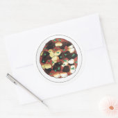 Oxtail and Broad Beans Stew Jamaican Food Ronde Sticker (Envelop)