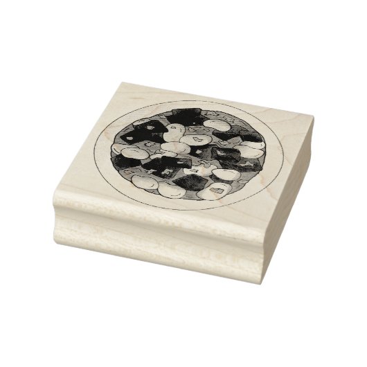 Oxtail and Broad Beans Stew Jamaican Food Rubberstempel (Stempel)