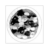 Oxtail and Broad Beans Stew Jamaican Food Rubberstempel (Afrduk)