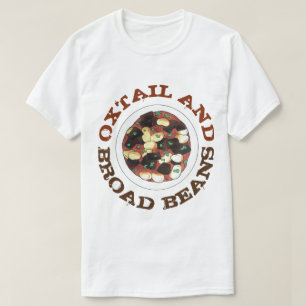 Oxtail and Broad Beans Stew Jamaican Food T-shirt