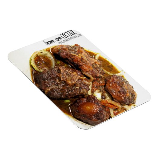 Oxtail Brown Stew Koelkast Magnet Magneet (Rechterzijde)