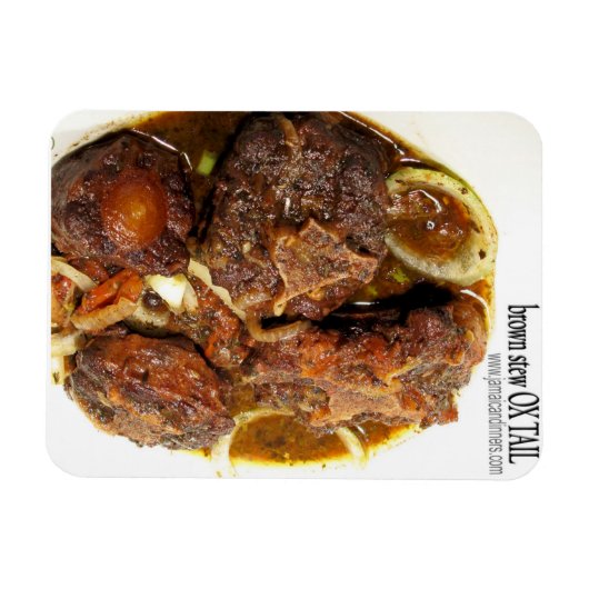 Oxtail Brown Stew Koelkast Magnet Magneet (Horizontaal)