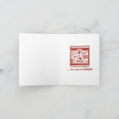 Oxtail soep pop kunst kaart (Binnen)