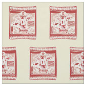 Oxtail soep pop kunst stof (Swatch)