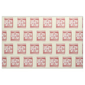 Oxtail soep pop kunst stof (Fat Quarter)