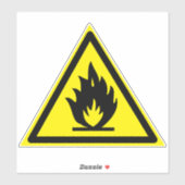 Oxyderend materiaal gevarensymbool Label (Vel)