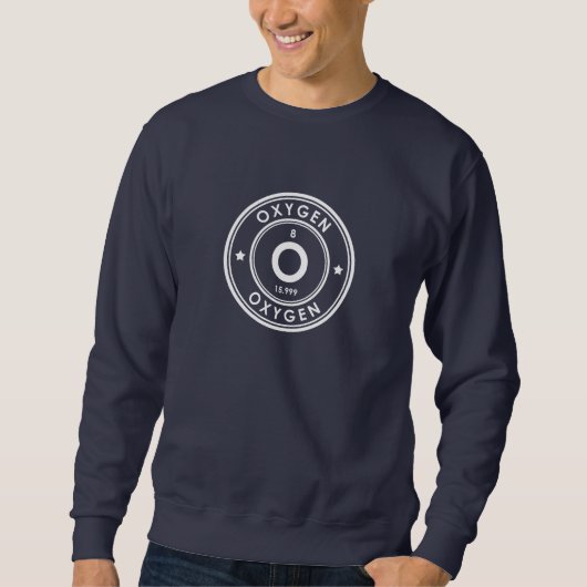 Oxygen Element Blue Sweatshirt (Voorkant)
