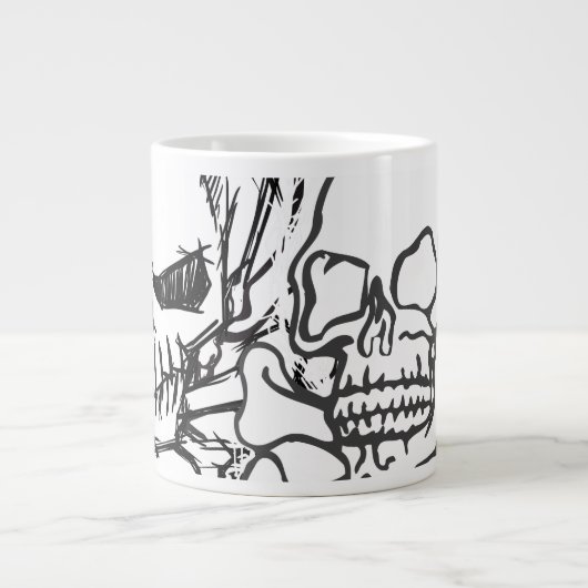 OXYGENTEES GEWICKTE JUMBO-MOK GROTE KOFFIEKOP (Voorkant)