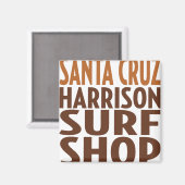 Oxygentees Santa Cruz Surf Shop Magnet (Voorkant / Achterkant)