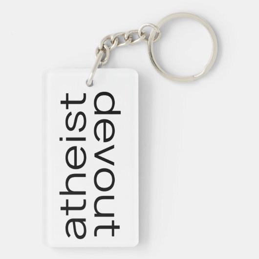 Oxymoron - Devout Atheïstische Sleutelhanger (achterkant)