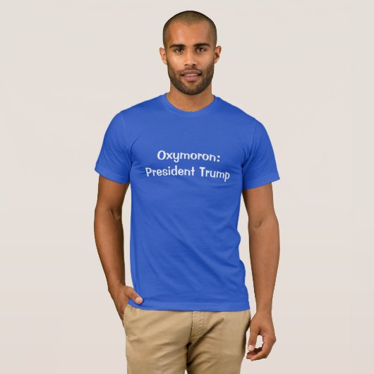 Oxymoron: President Trump T-shirt (Voorkant volledig)