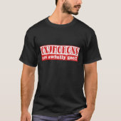 Oxymorons zijn erg goed Grappig Engels Taal T-shirt (Voorkant)