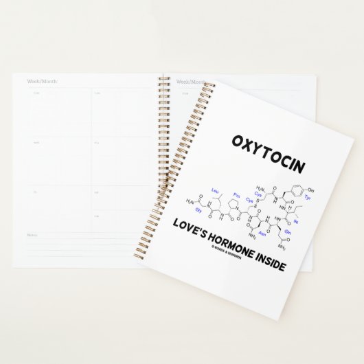 Oxytocin Love's Hormoon Inside Chemistry Planner (Display)