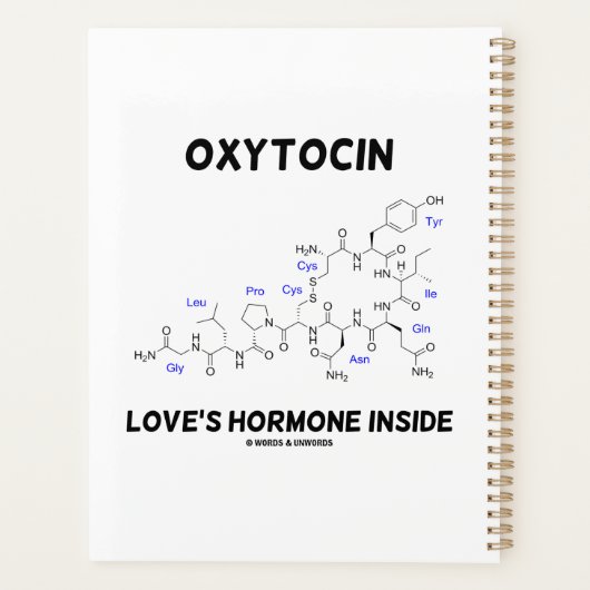 Oxytocin Love's Hormoon Inside Chemistry Planner (Achterkant)
