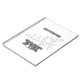 Oxytocine bouwstenen van liefde (chemie) notitieboek (Linkerzijde)