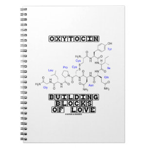 Oxytocine bouwstenen van liefde (chemie) notitieboek