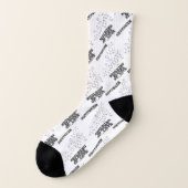 Oxytocine-bouwstenen voor liefdeschemie sokken (Links - buitenkant)