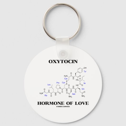 oxytocine hormoon of Love (chemie) Sleutelhanger (Voorkant)