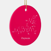 Oxytocine Love Molecule Chemie Keramisch Ornament (Rechts)