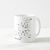 Oxytocine Love Molecule Chemie Wetenschap Koffiemok (Voorkant rechts)