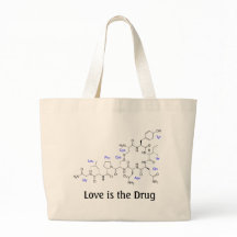 Oxytocine Molecule-Canvas tas