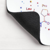 Oxytocine molecule, moleculen van liefde muismat (Hoek)