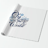 Oy aan de wereld Chanoeka Joodse Grappig Cadeaupapier (Uitgerold)