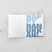 Oy aan de wereld Grappig Chanoeka Menorah gevouwen Feestdagen Kaart (Binnen)