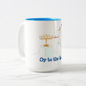 OY AAN DE WERELD! TWEEKLEURIGE KOFFIEMOK (Voorkant links)