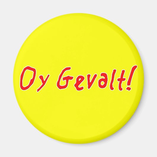 Oy Gevalt! Magneet (Voorkant)